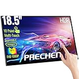 Tragbarer Monitor Touchscreen, 18,5 Zoll 1080P 99% sRGB FHD HDR USB HDMI...