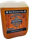 5 Liter Leinöl Firnis Lausitzer Leinölfirnis für Holzschutz dreifach...