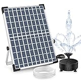 AISITIN 12W DIY Solar Springbrunnen, Neuestes Upgrade Solar Teichpumpe mit...