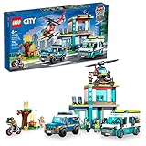 LEGO City Emergency Vehicles HQ 60371, Feuerwehrhubschrauber Spielzeug-Set,...