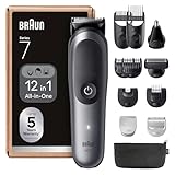 Braun All-in-One Series 7, 12-in-1 Multigroom, Barttrimmer,...