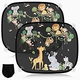 2 Stück Sonnenschutz Auto Baby mit UV Schutz, Sonnenblende Auto Kinder...