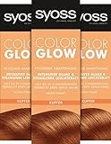 Syoss Color Glow Pflegende Haartönung Kupfer (3 x 100 ml), semi-permanente...
