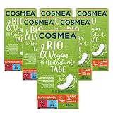 BIO Slipeinlagen von Cosmea, Lang, VEGAN ohne Duft, Vorteilspack 5 x 26...