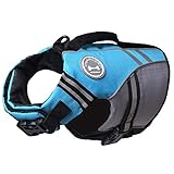 VIVAGLORY Sportstil Schwimmweste für Hunde mit Hervorragendem Auftrieb,...