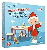 FRANZIS 67360 - Sandmännchen Adventskalender Bastelspaß, 24...