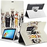 Seluxion Schutzhülle Motiv MV04 Universal S für Tablet BQ Maxwell 2 7 '