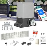 Jaxguom Schiebetorantrieb 550W, Garagentorantrieb bis 1200kg,...