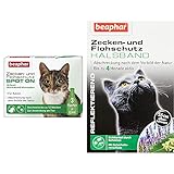 beaphar Zecken- und Flohschutz Spot On für Katzen, Zecken- und Flohschutz...