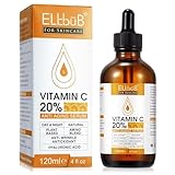 Vitamin C Serum mit Hyaluronsäure für Gesicht & Hyaluron - Gesichts serum...