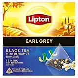 Lipton Schwarztee Earl Grey, mit Bergamotte aus Italien, für einen...
