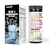 16 in 1 Wassertester Trinkwasser, Wasserteststreifen Trinkwasser mit 100...