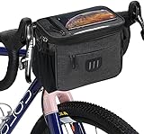 flintronic 6L Fahrradkorb vorne Tasche, Wasserdichter Fahrradkorb Tasche...