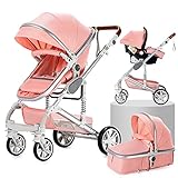 3 in 1 Kombikinderwagen 3 in 1 Neugeborenen Kinderwagen Reisesysteme Infant...