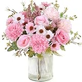 MEIVINES Künstliche Blumen Kunstblumen Wie Echt Künstlich Blumenstrauß 2...