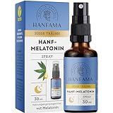 HANFAMA Hanf-Melatonin Spray - Schneller einschlafen mit dem zuckerfreien,...