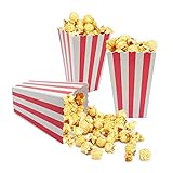 Popcorn Boxen, Popcorn Tüte, 20 Stück Pappe für Snacks...