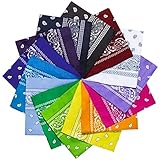 Chalier Cmfort Bandana Kopftuch Unisex, Halstuch für Damen Herren,Bandana...