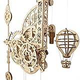 Ugears Aero Clock 3D Holzpuzzle Erwachsene - Wanduhr Modellbausatz...