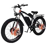 GUNAI GN88 Dual Motor Elektro-Mountainbike 26' Fettreifen-E-Bike mit...