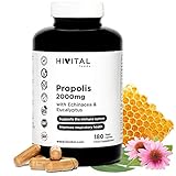 Propolis 2000 mg. 180 vegane Kapseln für 6 Monate. Propolis-Extrakte mit...