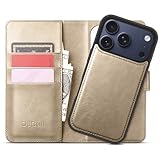 DJBull 2-in-1 abnehmbare Brieftaschen-Schutzhülle für iPhone 17 Pro, 16...