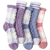 EBMORE Damen Kuschelsocken Warme Haussocken Flauschige Wintersocken...