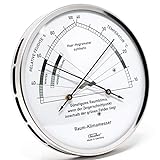 Fischer 1222-01 - Wohnklima-Hygrometer u. Raum-Thermometer - 130mm...