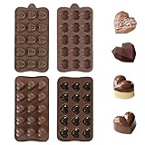 Schokoladenform 2 Stück Pralinenform Silikon Antihaftbeschichtet...