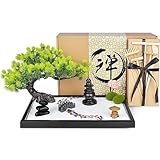 Artcome Japanischer Zen-Sandgarten für den Schreibtisch – Zuhause, Büro...