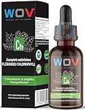 WOV® Chlorophyll Tropfen - 60 ml Flüssig aus reinem Alfalfa (2000...