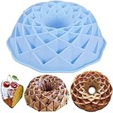 Yueser Gugelhupfform Silikon - Antihaft Backform für Kuchen, 23cm/9 Zoll,...