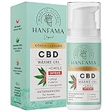 HANFAMA CBD Wärme Gel Intens | Teufelskralle Salbe mit Cannabis CBD,...