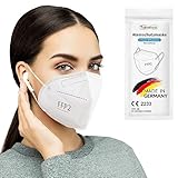 TubeRoo FFP2 Maske 10 Stück Masken, Made in Germany, Versand aus...