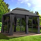 BRAST® Pavillon Easiness | 300x400x290cm | inkl. Moskitonetz | viele...