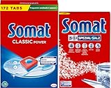SOMAT Classic Power Spülmaschinen Tabs (172 AW), Geschirrspül Tabs mit...