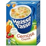 Heisse Tasse Gemüse-Creme mit Croûtons Faltschachtel á 3 Beutel á 0,15...
