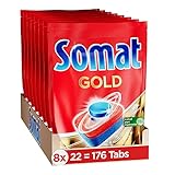 Somat Gold Spülmaschinen Tabs (176 Tabs), Geschirrspül Tabs für...