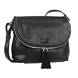 TOM TAILOR Lari Damen Umhängetasche Crossbody Bag Mittelgroß Schwarz