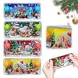 Wasser Flipper 4 Stück Mini Wasserspiel mit Ringen Kinder Handheld Wasser...