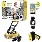 Gibbon Slacklines ClassicLine Komplett-Set inkl. Baumschutz | 15m | TÜV...