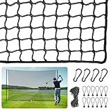 ORIENTOOLS Golf Übungszaunnetz 3mx3m/3mx4,5m/3mx6m, Polyester...