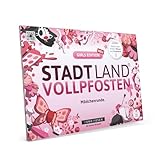 DENKRIESEN - Stadt Land VOLLPFOSTEN® - Girls Edition | Spielblock |...