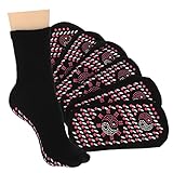 TOYANDONA 4 Paare Beheizbare Thermosocken für Herren und Atmungsaktive...