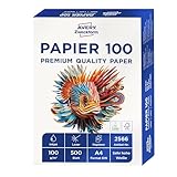 AVERY Zweckform 2566 Drucker-/Kopierpapier (500 Blatt, 100 g/m², DIN A4...