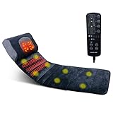 ECODE® Massagematte für den ganzen Körper mit 8 Vibrationsmotoren und...