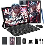 TABWEE Android 15 Tablet mit Tastatur - 24GB RAM+128GB ROM, Octa Core,...
