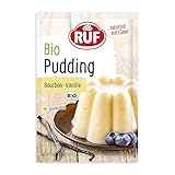 RUF Bio Pudding Bourbon-Vanille, Puddingpulver mit Vanillearoma aus...