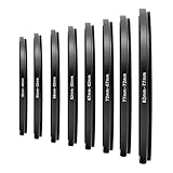 Belmalia 8 Step-DOWN-Ringe Set, Objektiv-Filter-Adapter: 82mm 77mm 72mm...