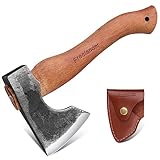 Freelander Axt-Survival Beil Handgeschmiedet, Handbeil 28CM Axt Holz...